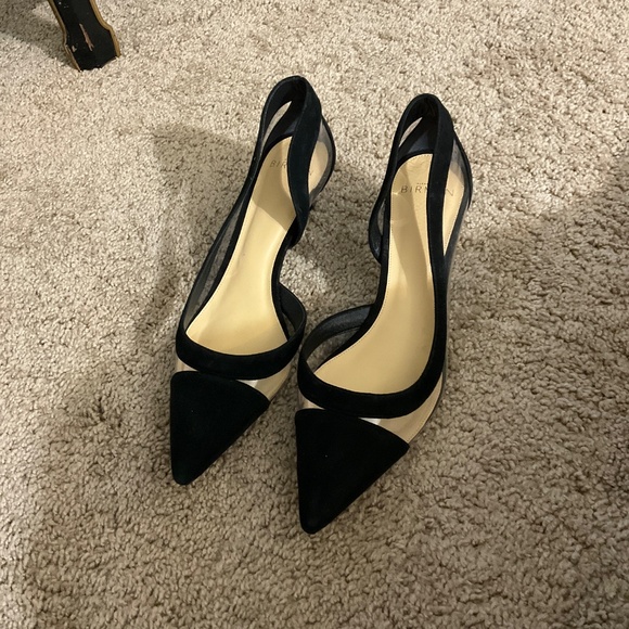 ALEXANDRE BIRMAN Wavee Two-tone Pvc And Suede Pumps In Black - Picture 3 of 8